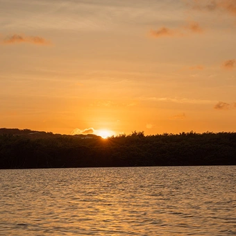 Remada do Pôr do Sol